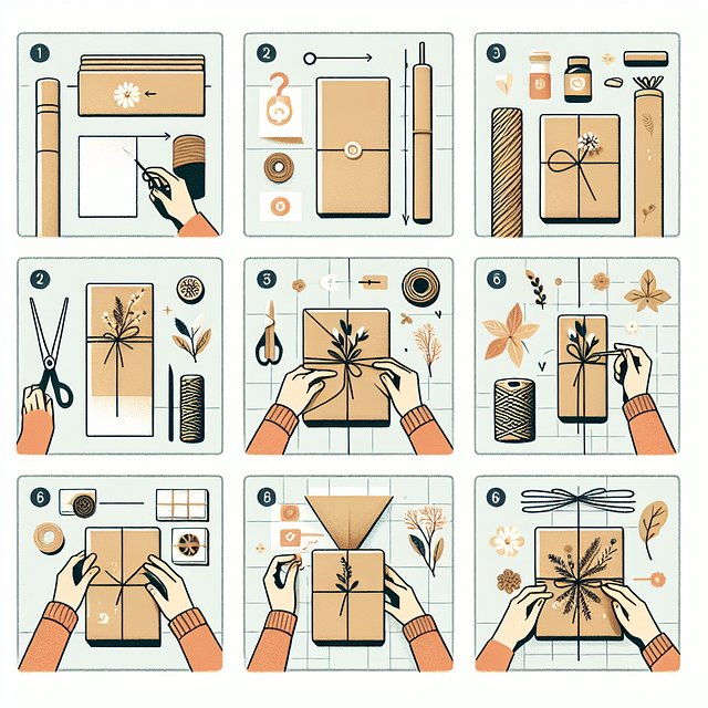 sustainable gift packaging with natural embellishments