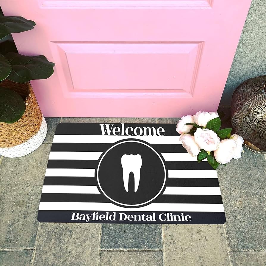 custom dental office welcome sign