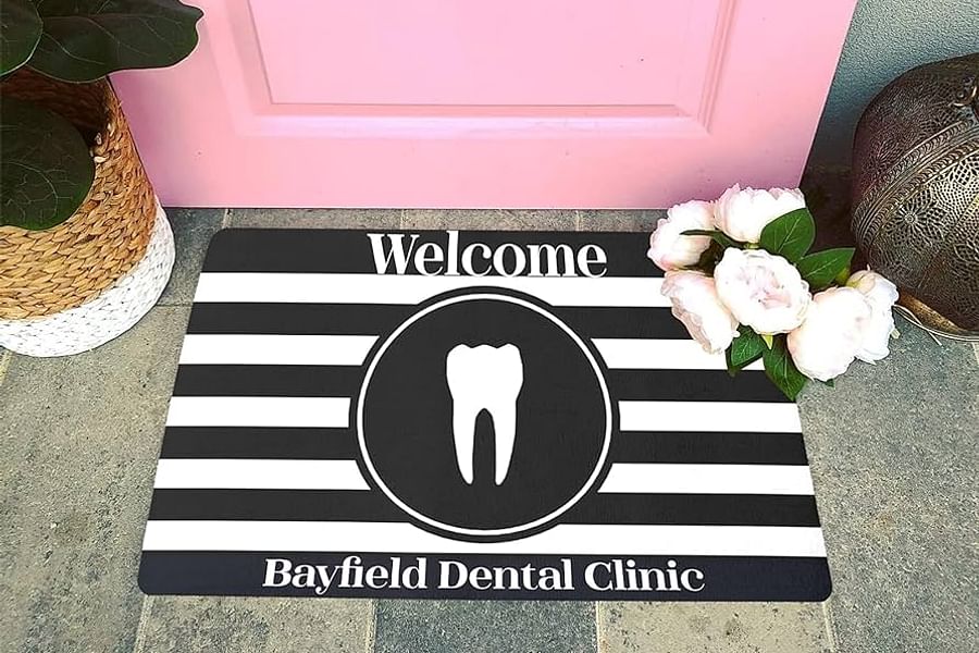 custom dental office welcome sign