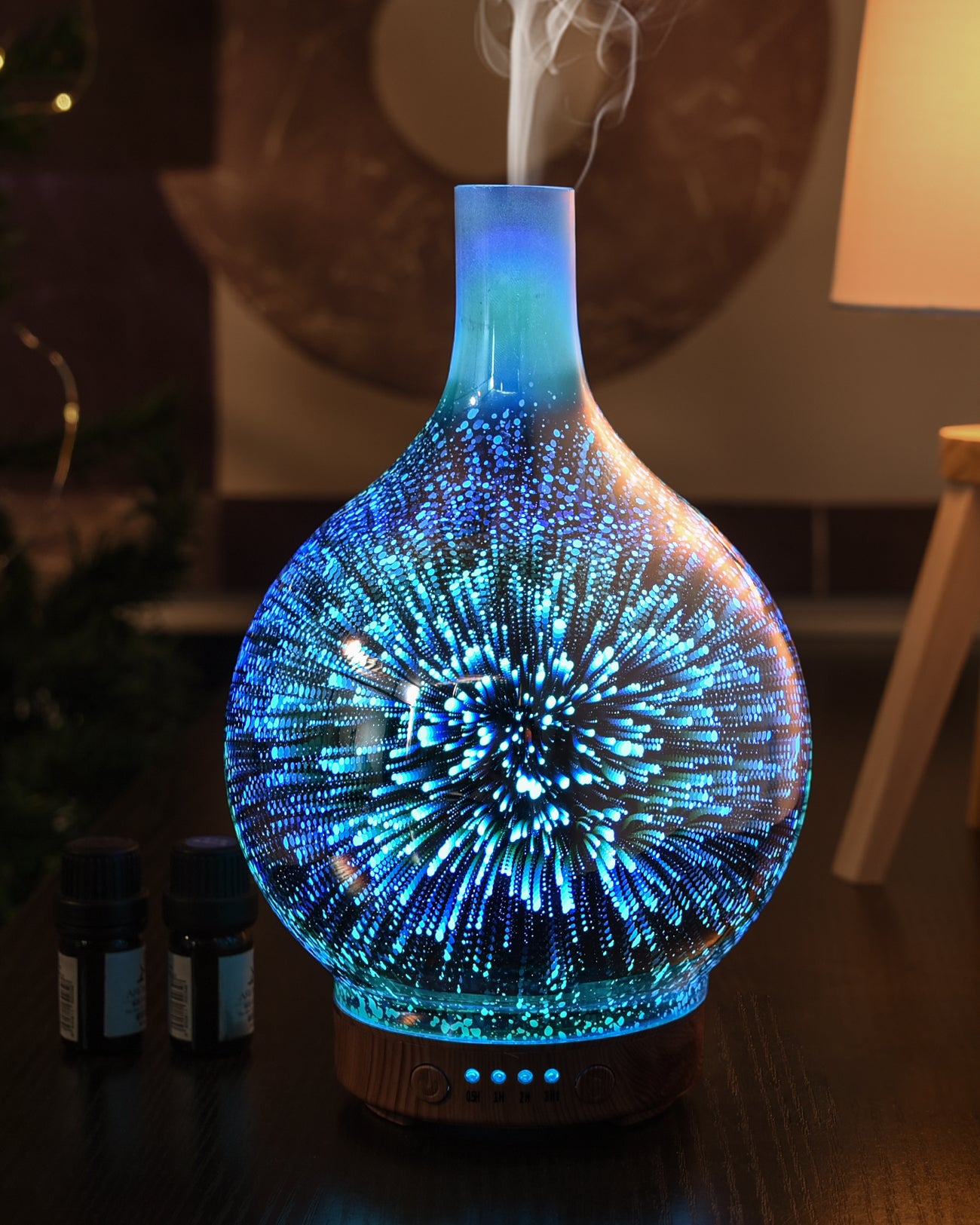 aromatherapy diffuser with essential oils