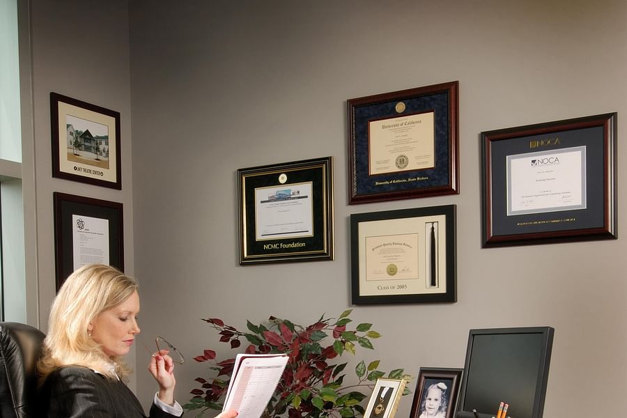 custom dental picture frame