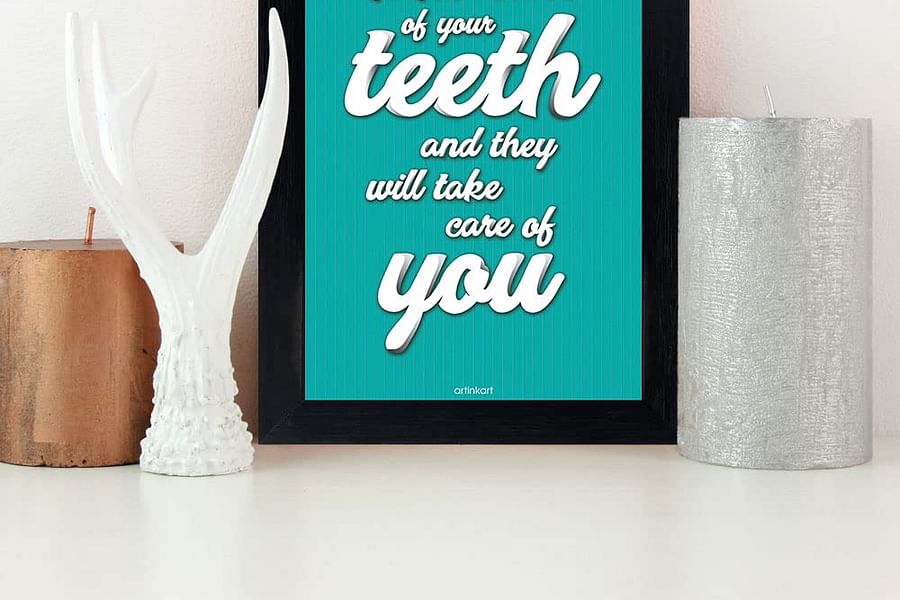 Dental Inspirational Quote Poster