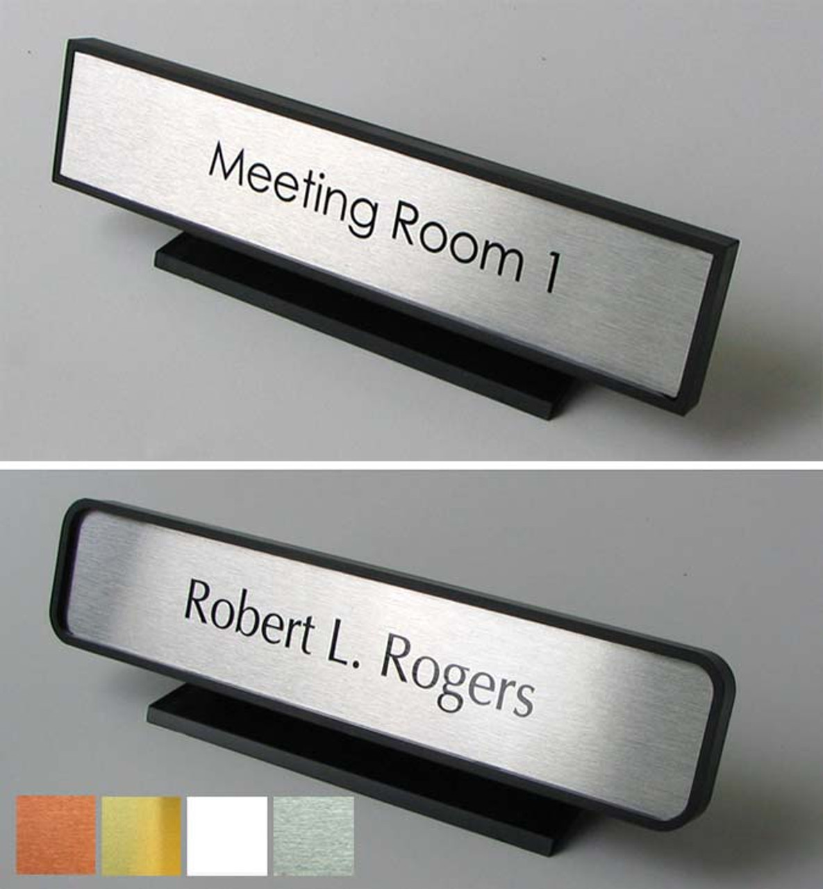 engraved dentist desk nameplate