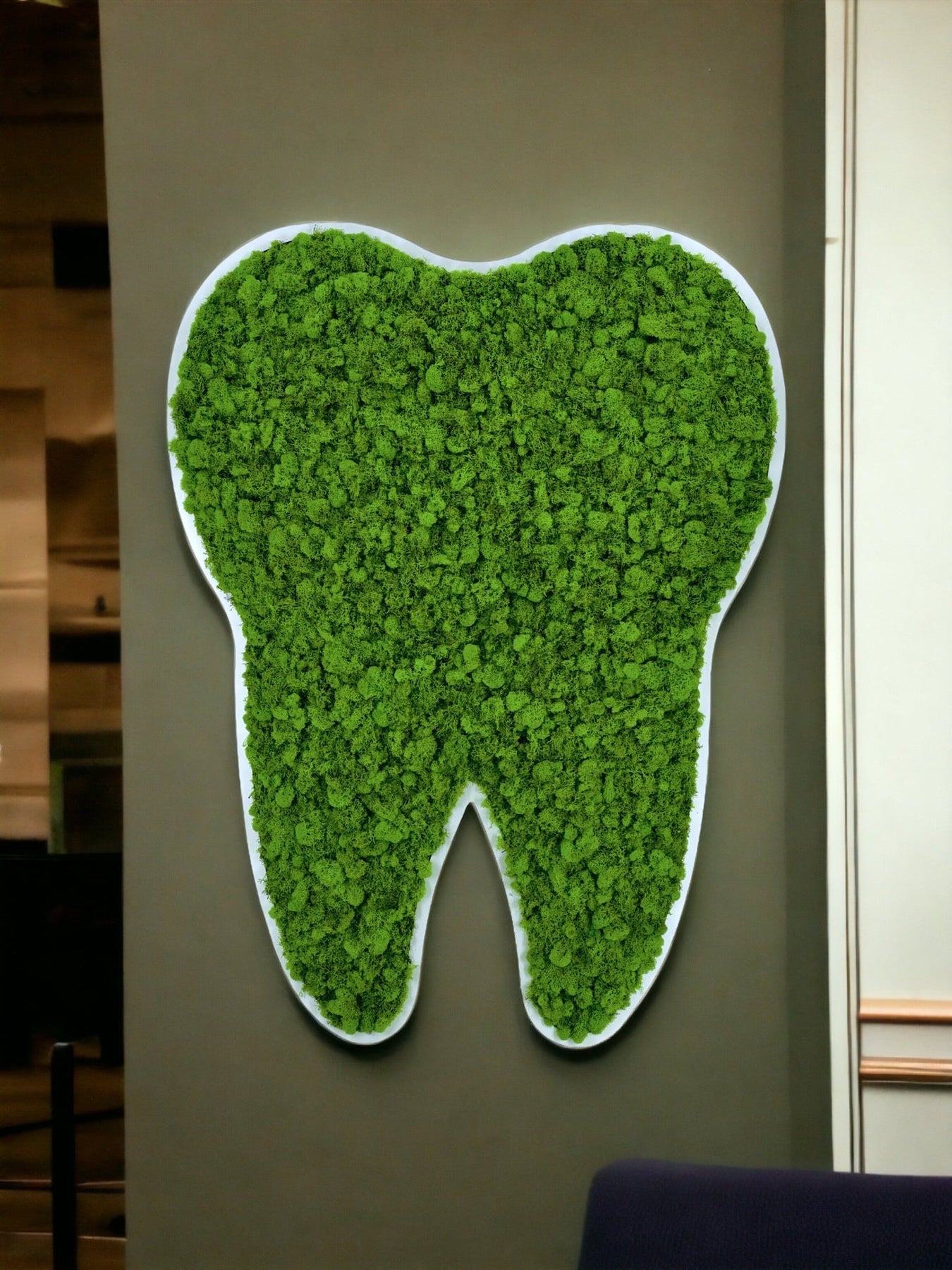 personalized tooth canvas art