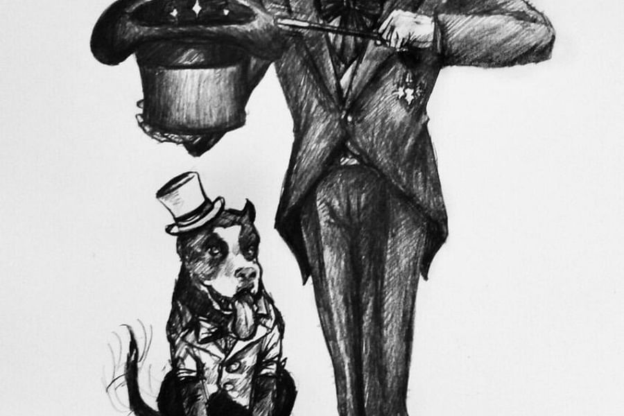 custom dental caricature portrait