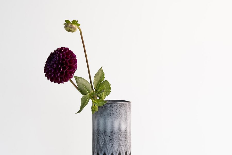 handcrafted porcelain molar vase