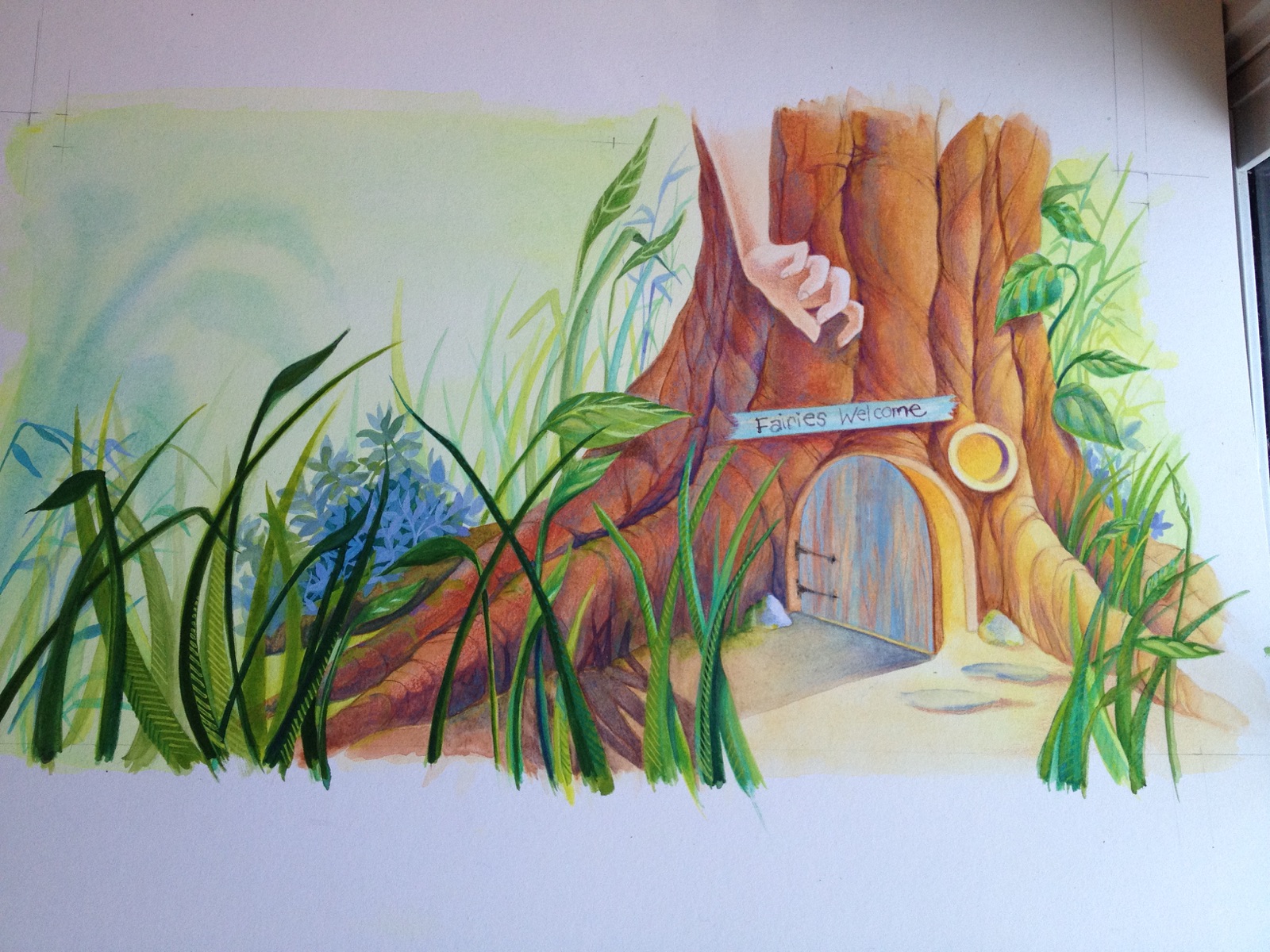 tooth fairy watercolor painting