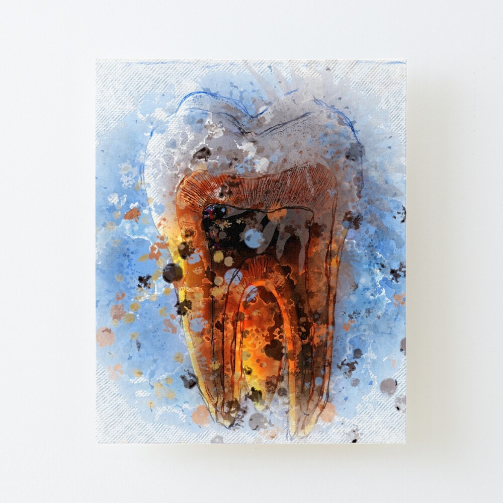 dental smile canvas print