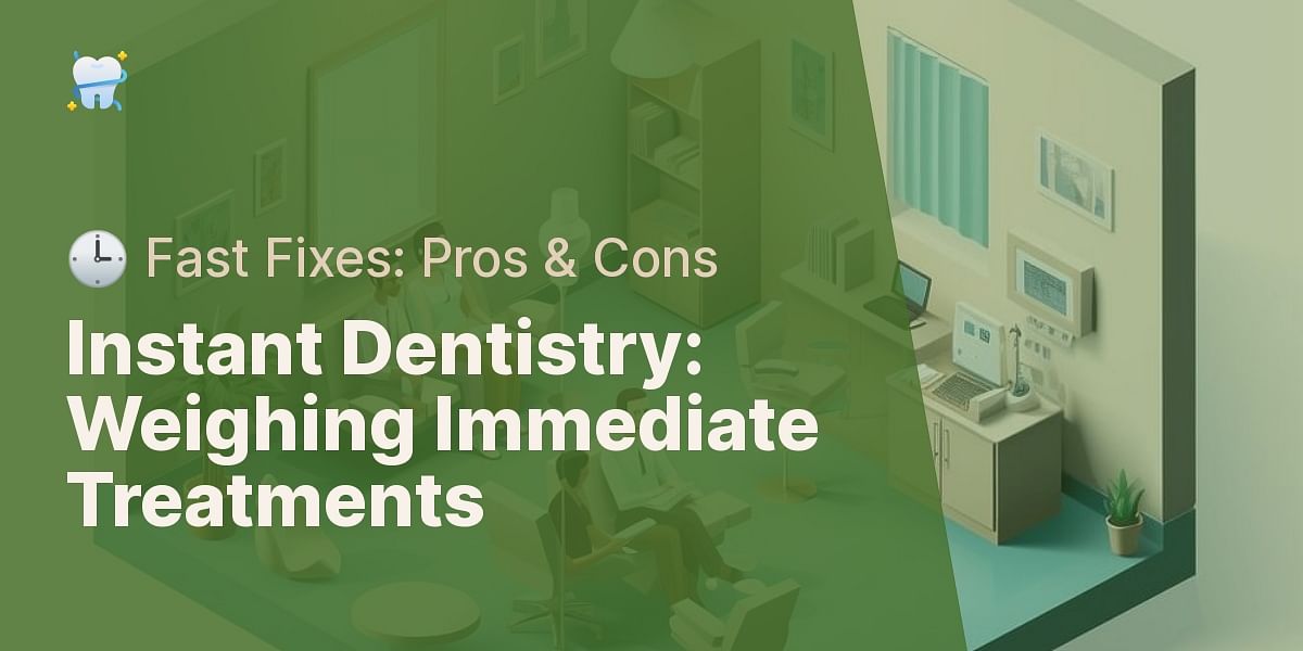 Same Day Dentistry The Pros and Cons of Immediate Dental Treatments