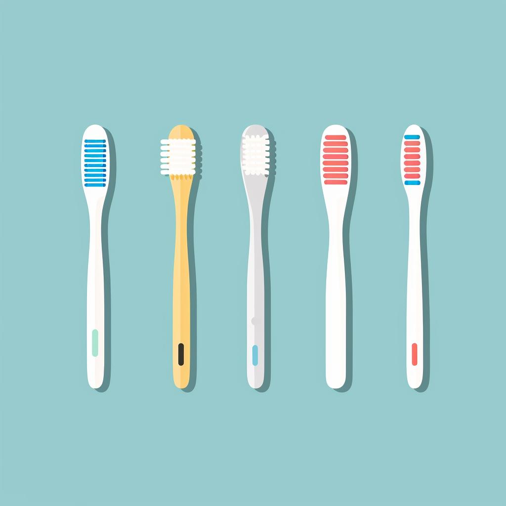 A selection of toothbrushes of different sizes