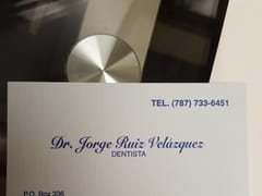 Dr. Jorge Ruiz Velázquez, DDS