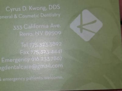 Kwong Dental Care: Kwong, Cyrus D. DDS