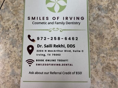 Smiles of Irving: Dr. Saili Rekhi, DDS