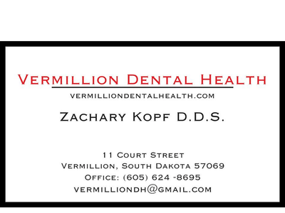 Vermillion Dental Health: Zachary Kopf DDS, Gary Prosser DDS, Blake Kopf DDS